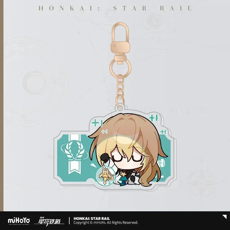 Pom-Pom Exhibition Series Acrylic Keychain Honkai: Star Rail