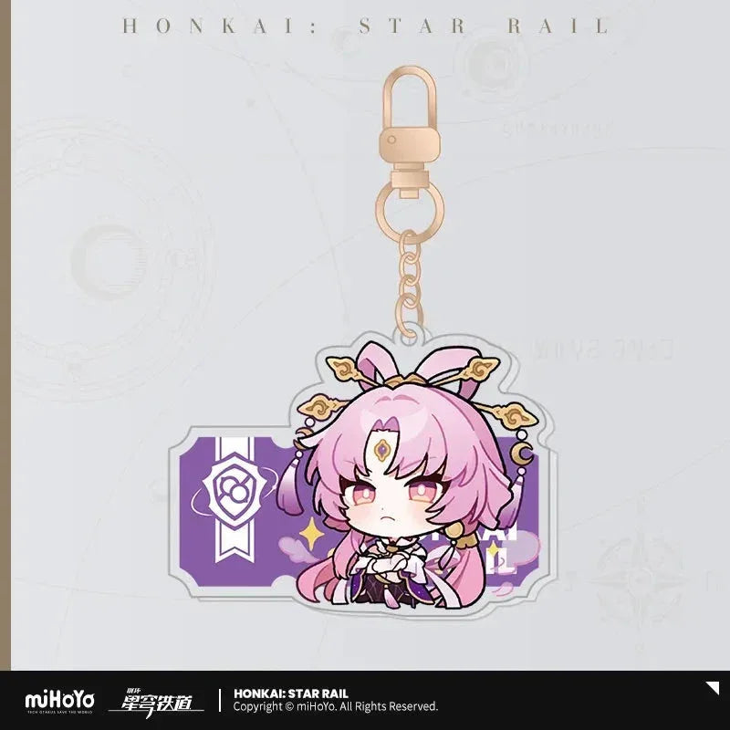 Pom-Pom Exhibition Series Acrylic Keychain Honkai: Star Rail