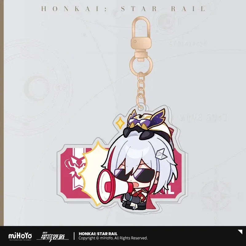 Pom-Pom Exhibition Series Acrylic Keychain Honkai: Star Rail
