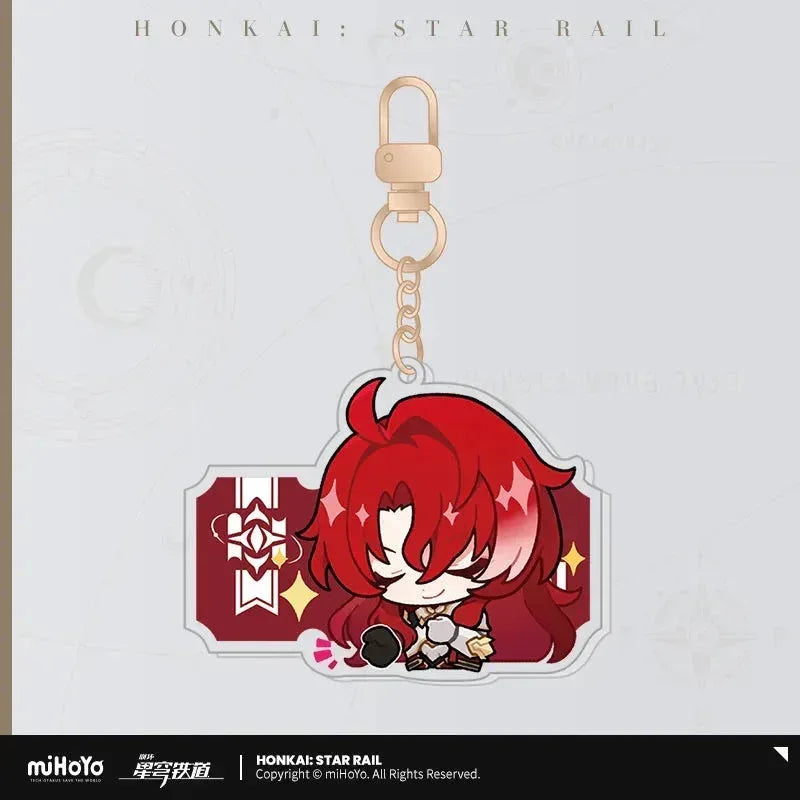 Pom-Pom Exhibition Series Acrylic Keychain Honkai: Star Rail