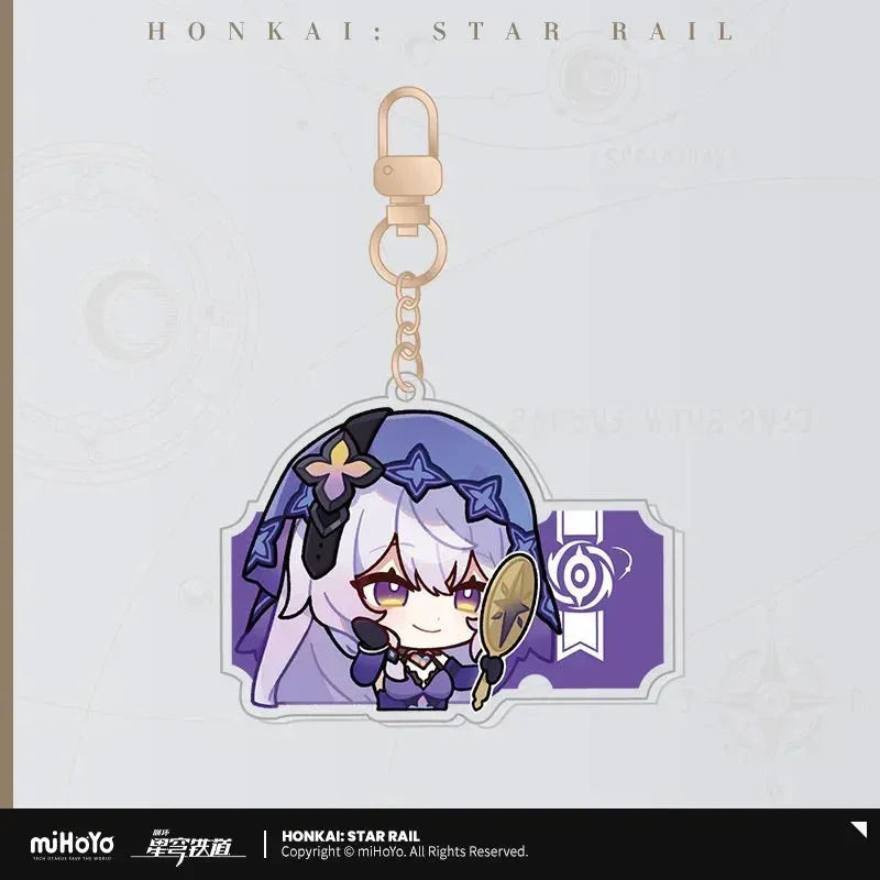 Pom-Pom Exhibition Series Acrylic Keychain Honkai: Star Rail