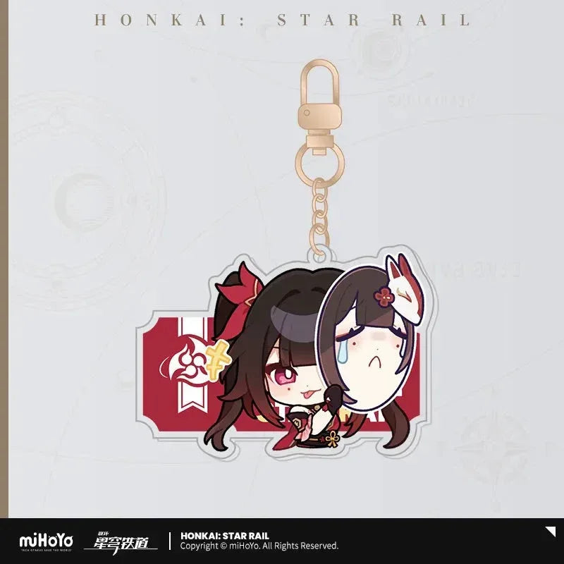Pom-Pom Exhibition Series Acrylic Keychain Honkai: Star Rail