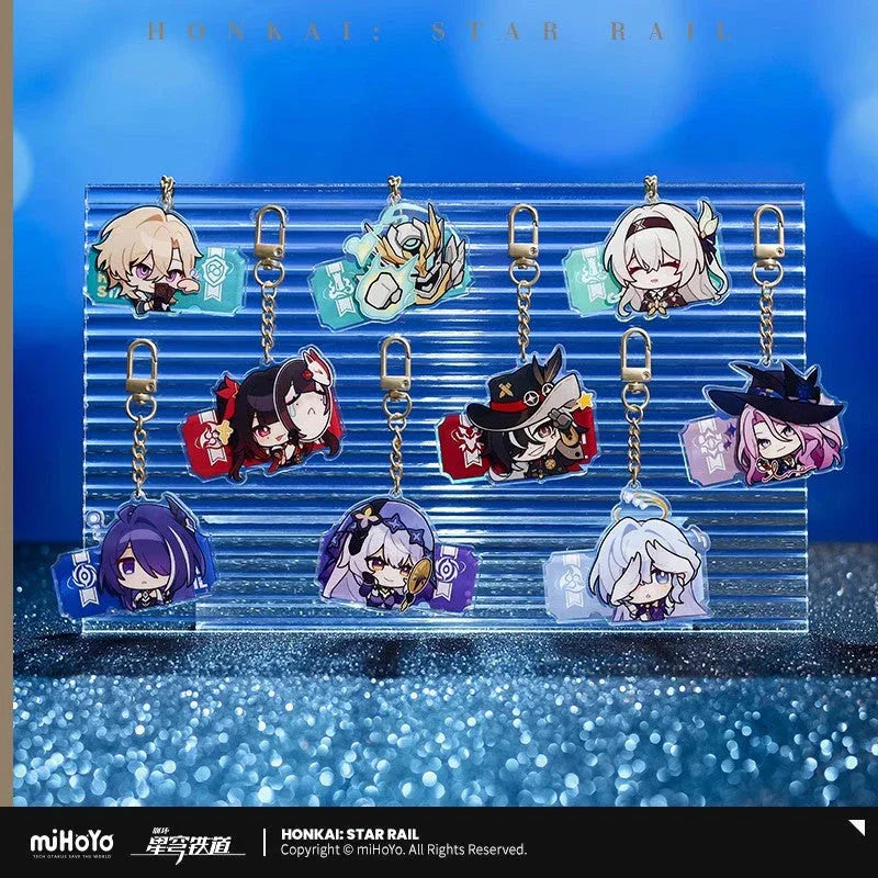 Pom-Pom Exhibition Series Acrylic Keychain Honkai: Star Rail