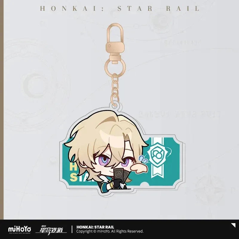 Pom-Pom Exhibition Series Acrylic Keychain Honkai: Star Rail