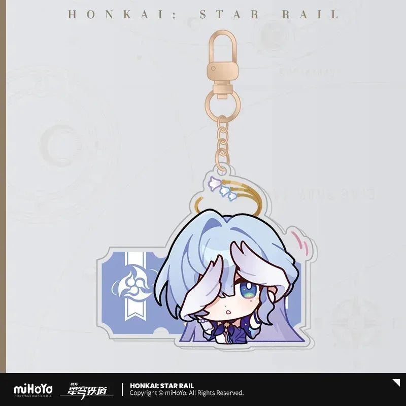 Pom-Pom Exhibition Series Acrylic Keychain Honkai: Star Rail