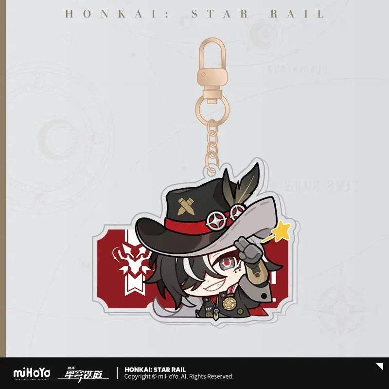 Pom-Pom Exhibition Series Acrylic Keychain Honkai: Star Rail