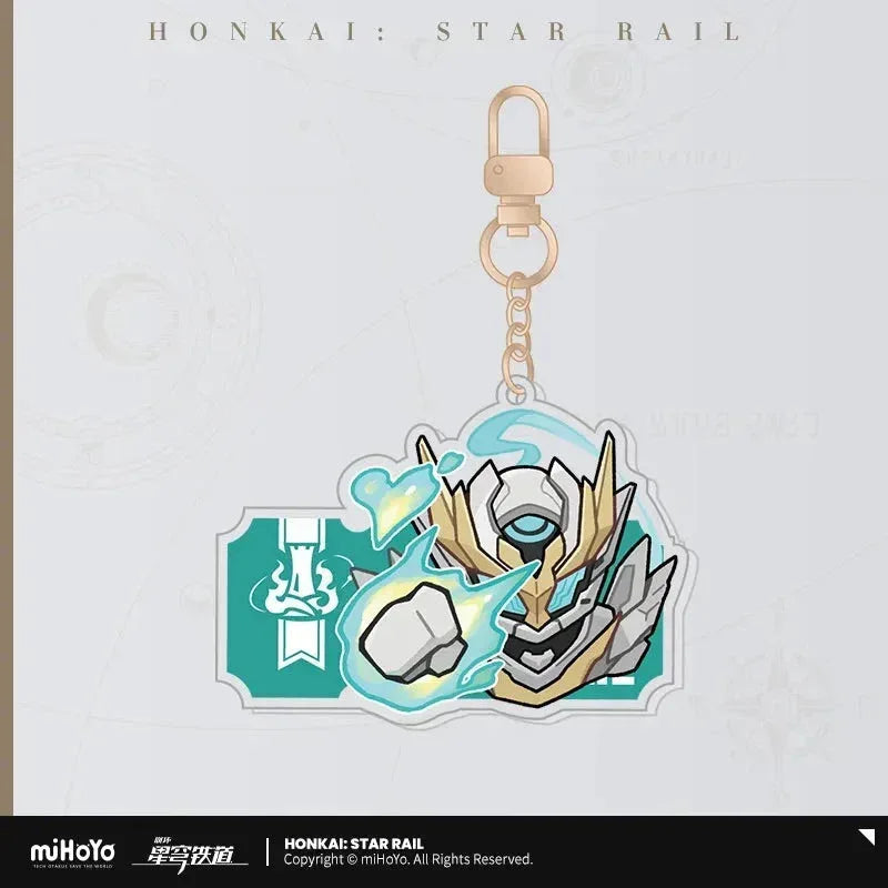 Pom-Pom Exhibition Series Acrylic Keychain Honkai: Star Rail