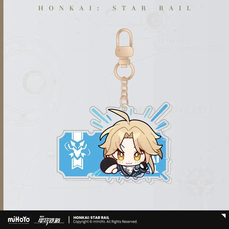Pom-Pom Exhibition Series Acrylic Keychain Honkai: Star Rail