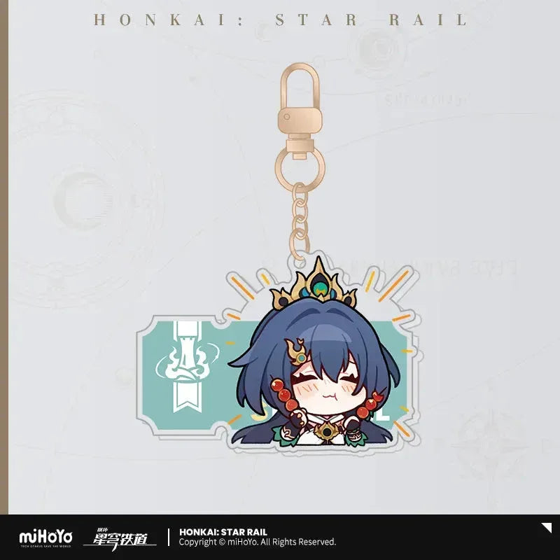 Pom-Pom Exhibition Series Acrylic Keychain Honkai: Star Rail