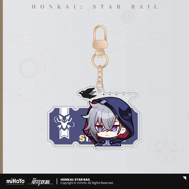 Pom-Pom Exhibition Series Acrylic Keychain Honkai: Star Rail