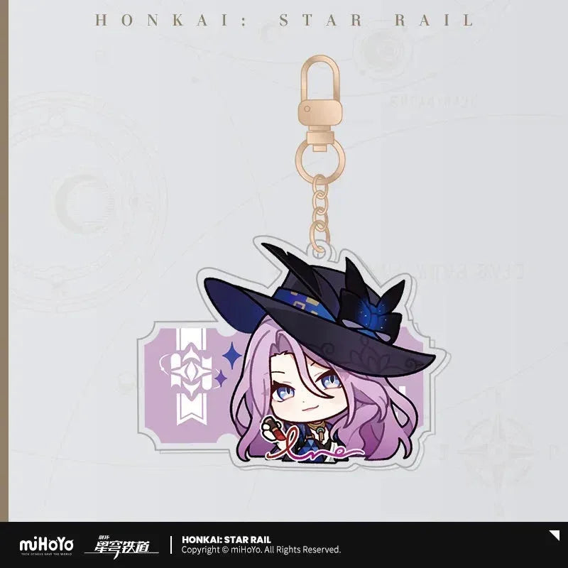 Pom-Pom Exhibition Series Acrylic Keychain Honkai: Star Rail