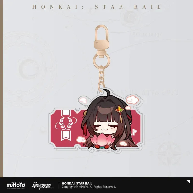 Pom-Pom Exhibition Series Acrylic Keychain Honkai: Star Rail