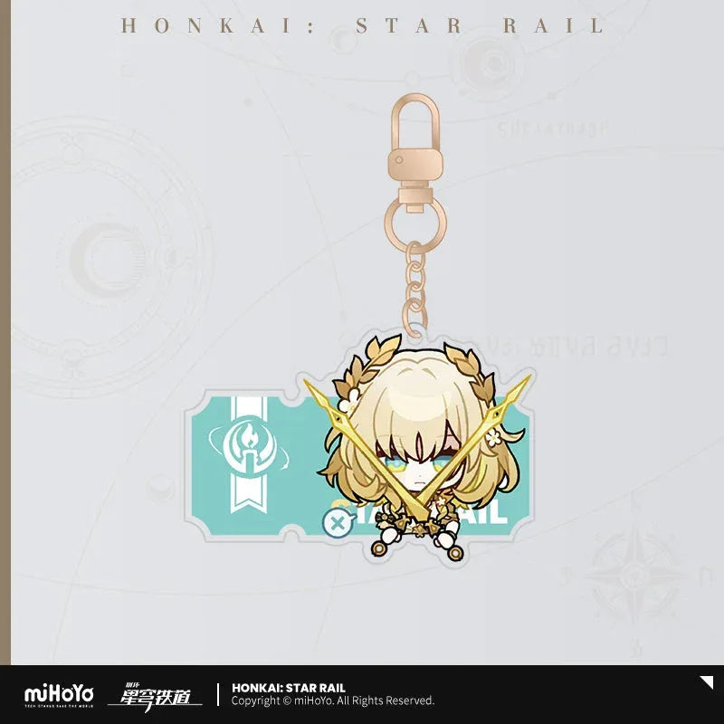 Pom-Pom Exhibition Series Acrylic Keychain Honkai: Star Rail