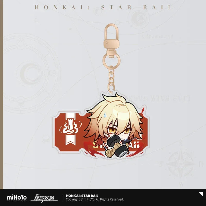 Pom-Pom Exhibition Series Acrylic Keychain Honkai: Star Rail