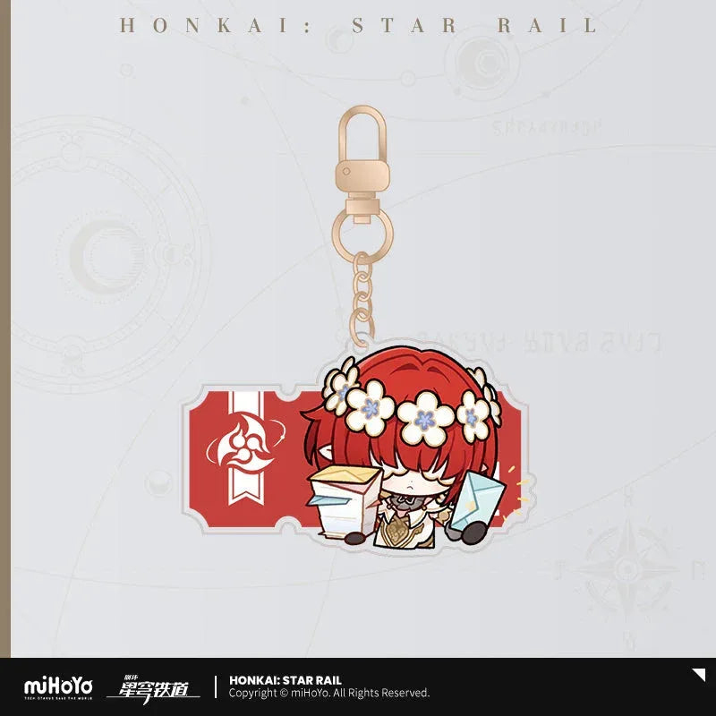 Pom-Pom Exhibition Series Acrylic Keychain Honkai: Star Rail