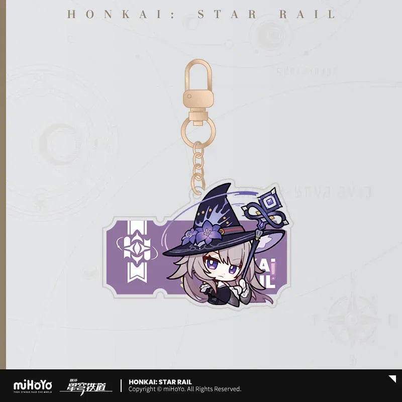 Pom-Pom Exhibition Series Acrylic Keychain Honkai: Star Rail