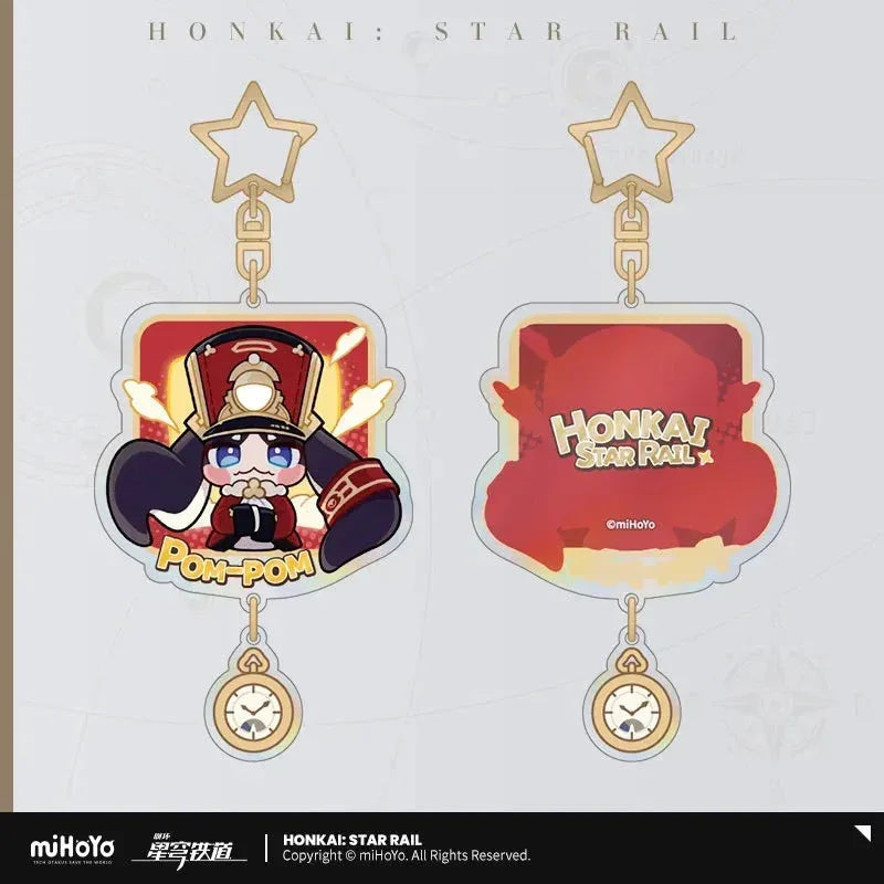 Pom-Pom Exhibition Series Pom-Pom Acrylic Keychain Honkai: Star Rail