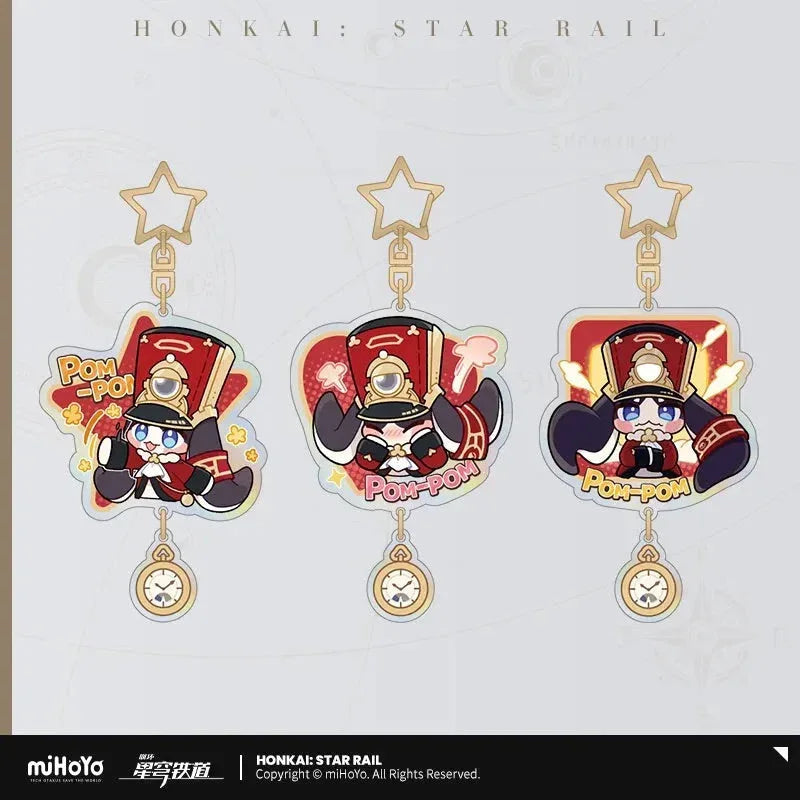 Pom-Pom Exhibition Series Pom-Pom Acrylic Keychain Honkai: Star Rail
