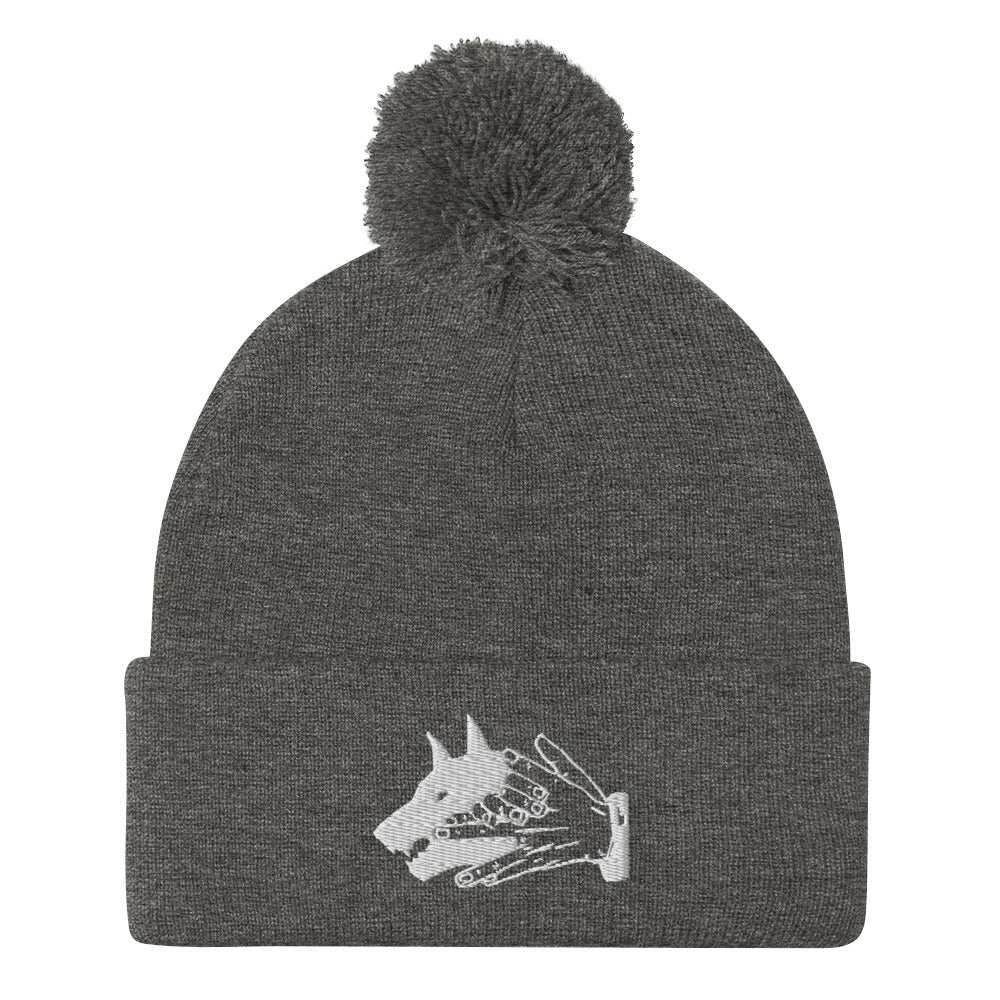 Demon Dog Megumi Shikigami Anime Pom-Pom Beanie - Black