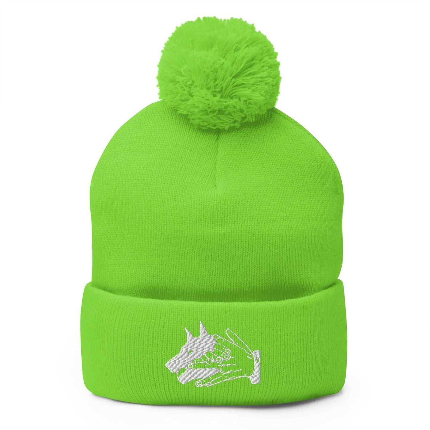 Demon Dog Megumi Shikigami Anime Pom-Pom Beanie - Green