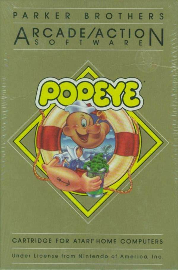 Popeye (Atari 400/800) - Game Manual Only