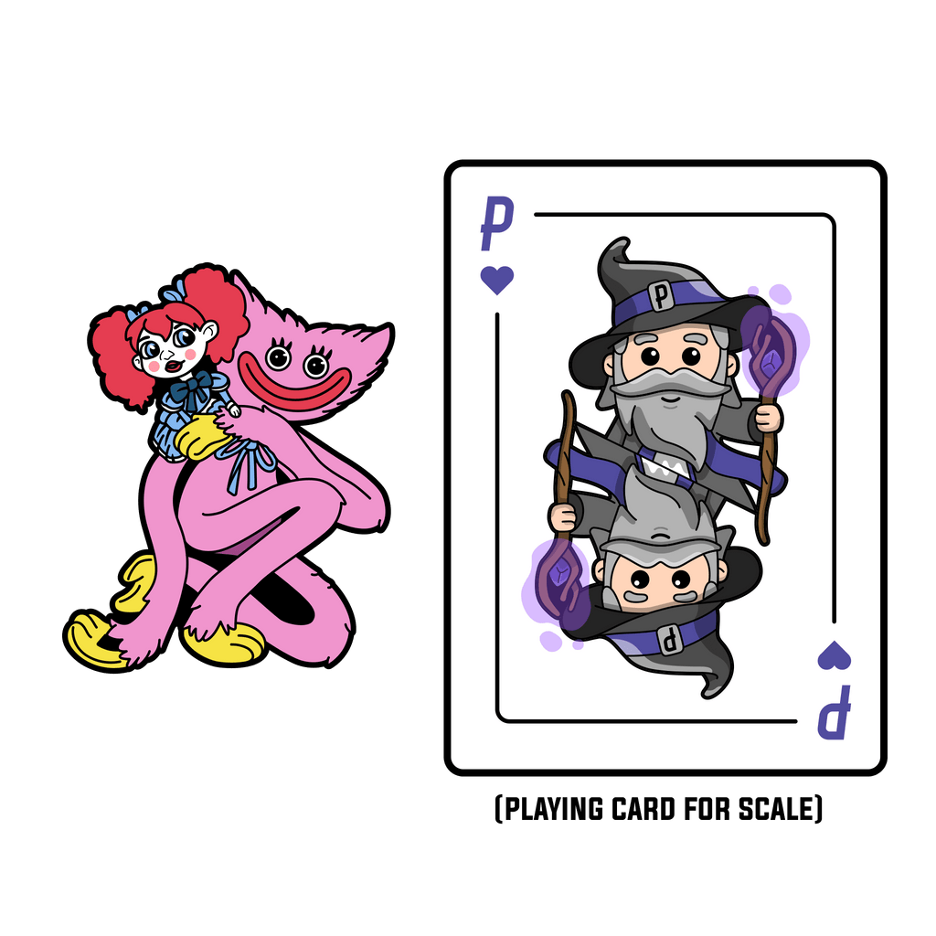 Poppy Playtime - Poppy & Mommy Long Legs LE AR Pin