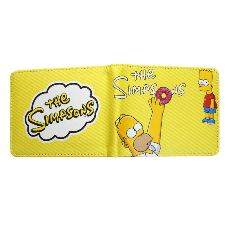 Popular Cartoon Wallet PU Leather Shourt Purse with Zipper Coin Pocket