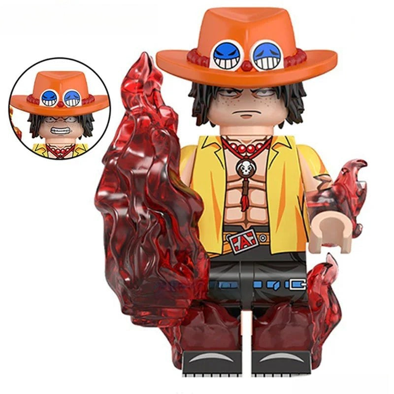 Portgas D Ace from ONE PIECE Anime Lego Minifigures custom toys 2