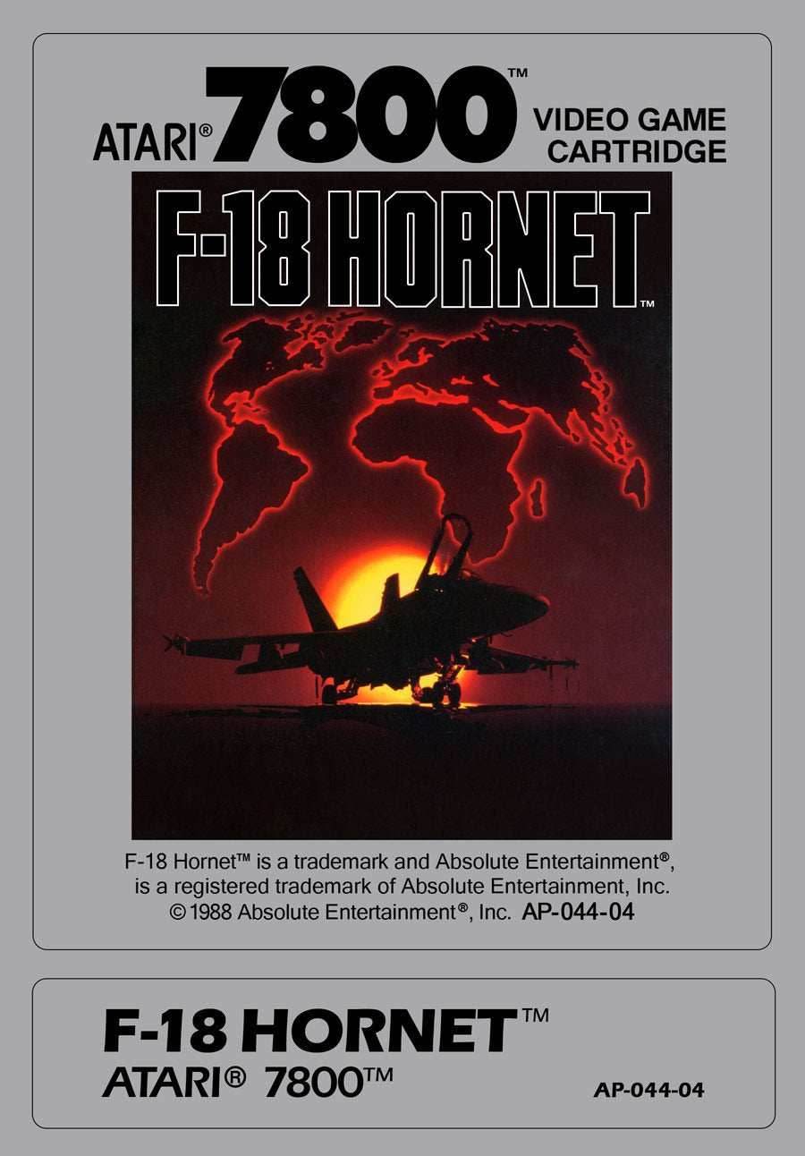 F-18 Hornet (Atari 7800) - Game Manual Only