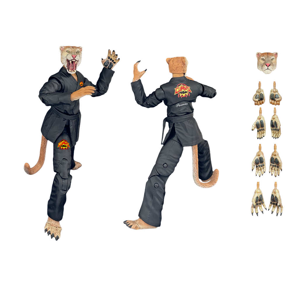 Jiu Jitsu Combat Creatures Pounce the Puma Action Figure