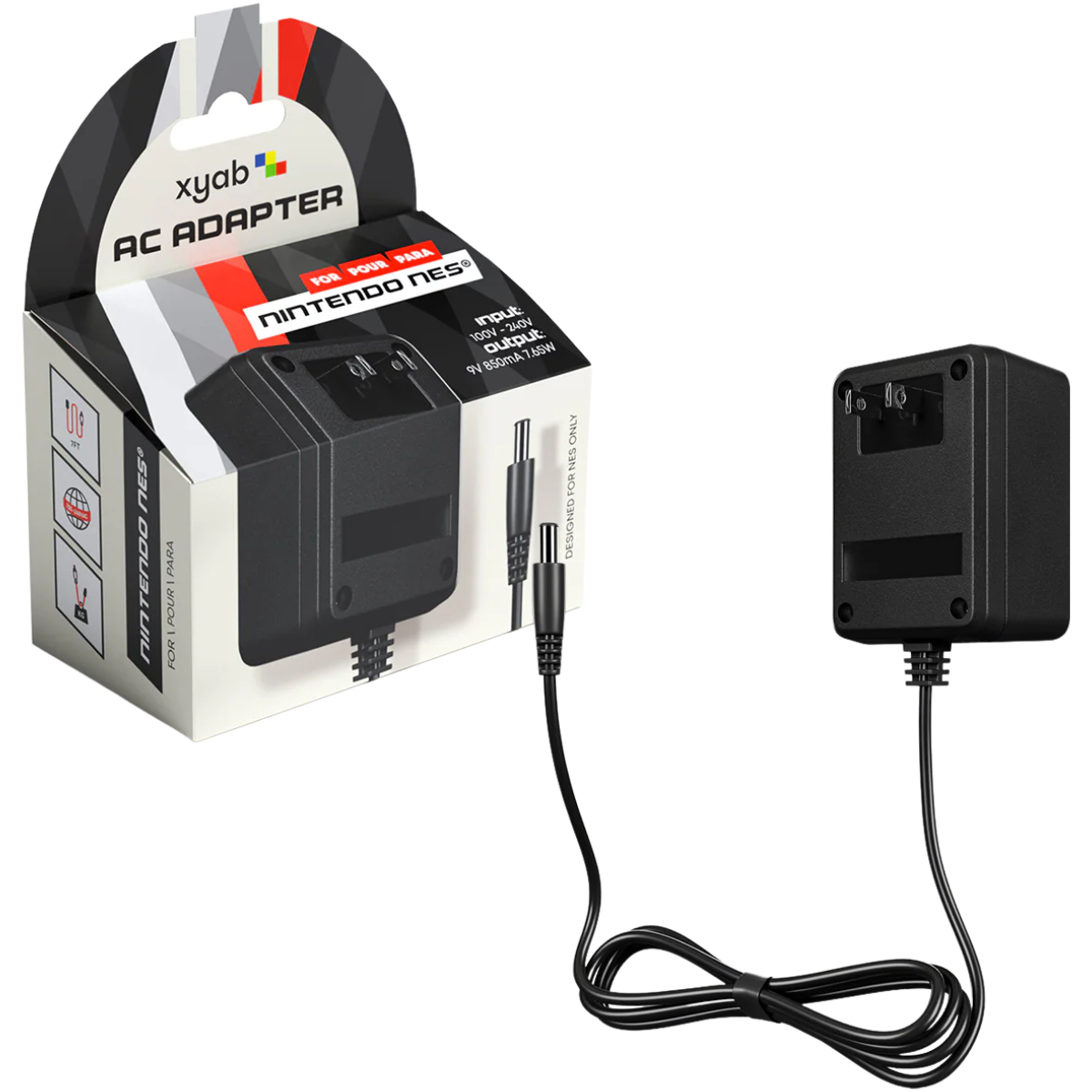 Power Adapter Compatible With Nintendo NES