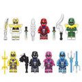 Power Ranger Custom Minifig Set