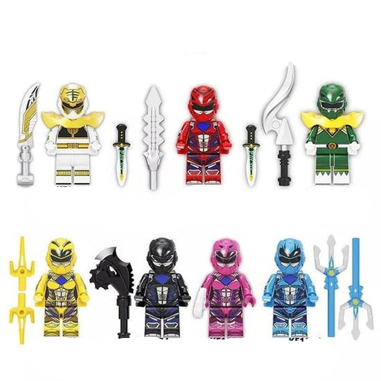 Power Ranger Custom Minifig Set
