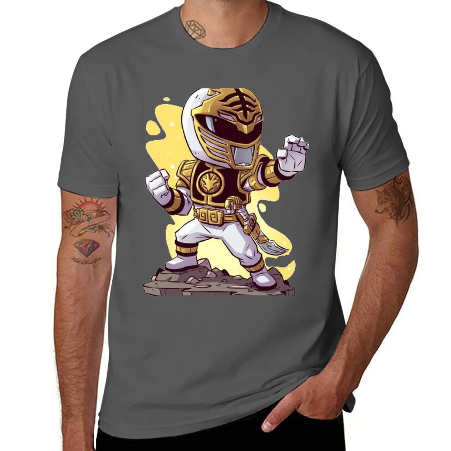 Power Ranger T-Shirt Short t-shirt graphics t shirt funny t shirts for men