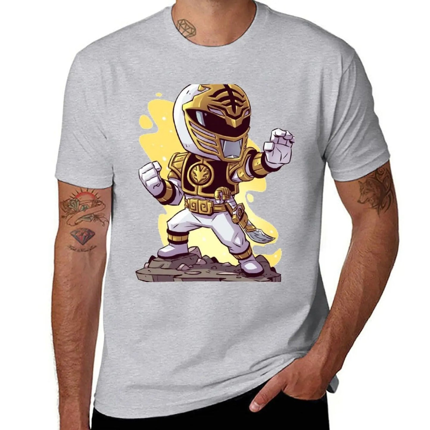 Power Ranger T-Shirt Short t-shirt graphics t shirt funny t shirts for men