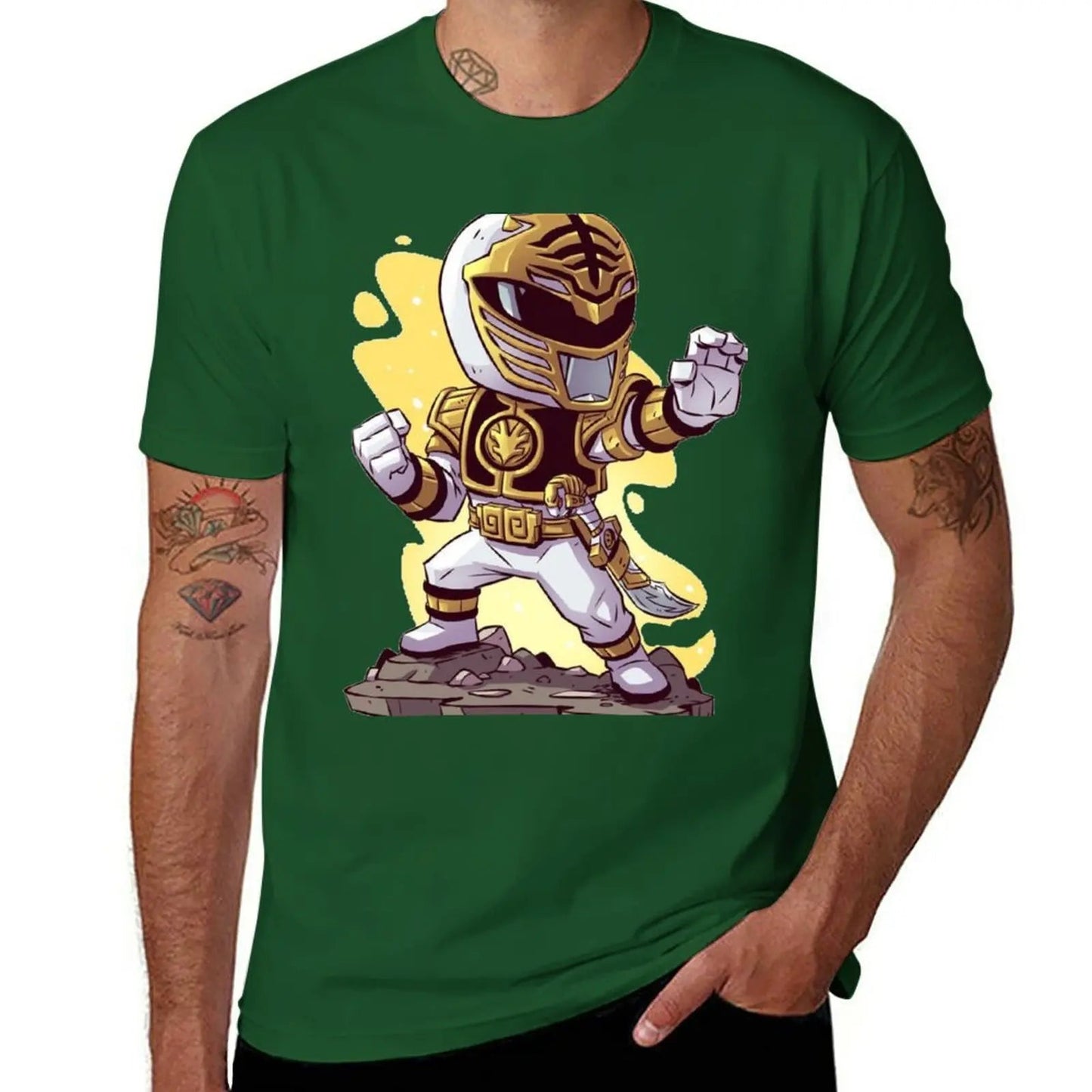 Power Ranger T-Shirt Short t-shirt graphics t shirt funny t shirts for men