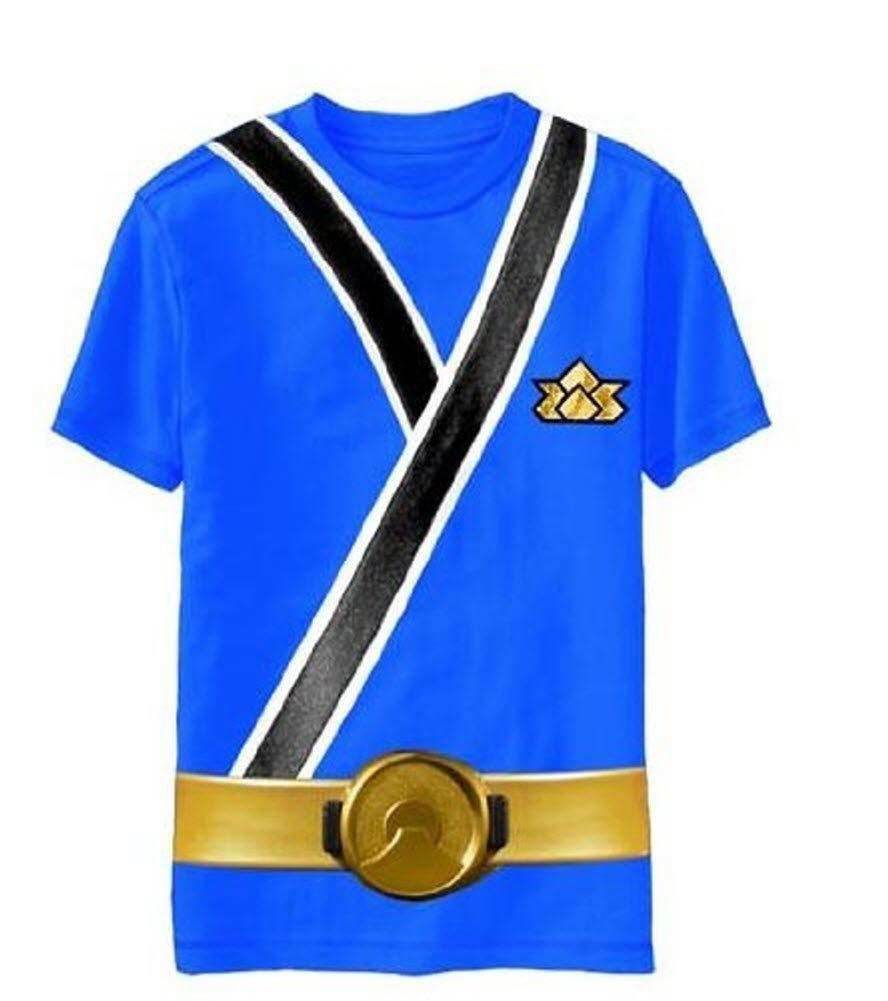 Power Rangers Blue Samurai Ranger Uniform Monster Toddler T-shirt - YS