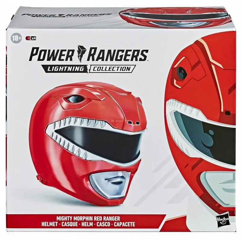 Power Rangers Red Ranger Helmet with Display Stand