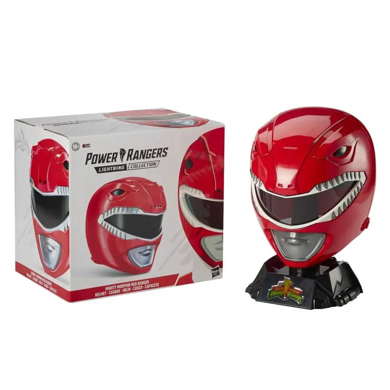 Power Rangers Red Ranger Helmet with Display Stand