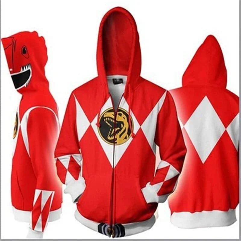 Power Samurai Sentai Shinkenger Rangers Costume Superhero Cosplay Halloween Carnival Birthday Party hoodie