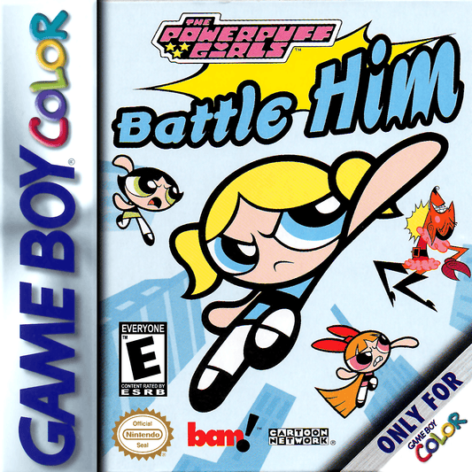 The Powerpuff Girls: Battle Him (Gameboy Color) - Game Manual Only