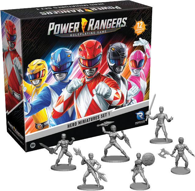 Power Rangers - Ensemble de miniatures de héros 1