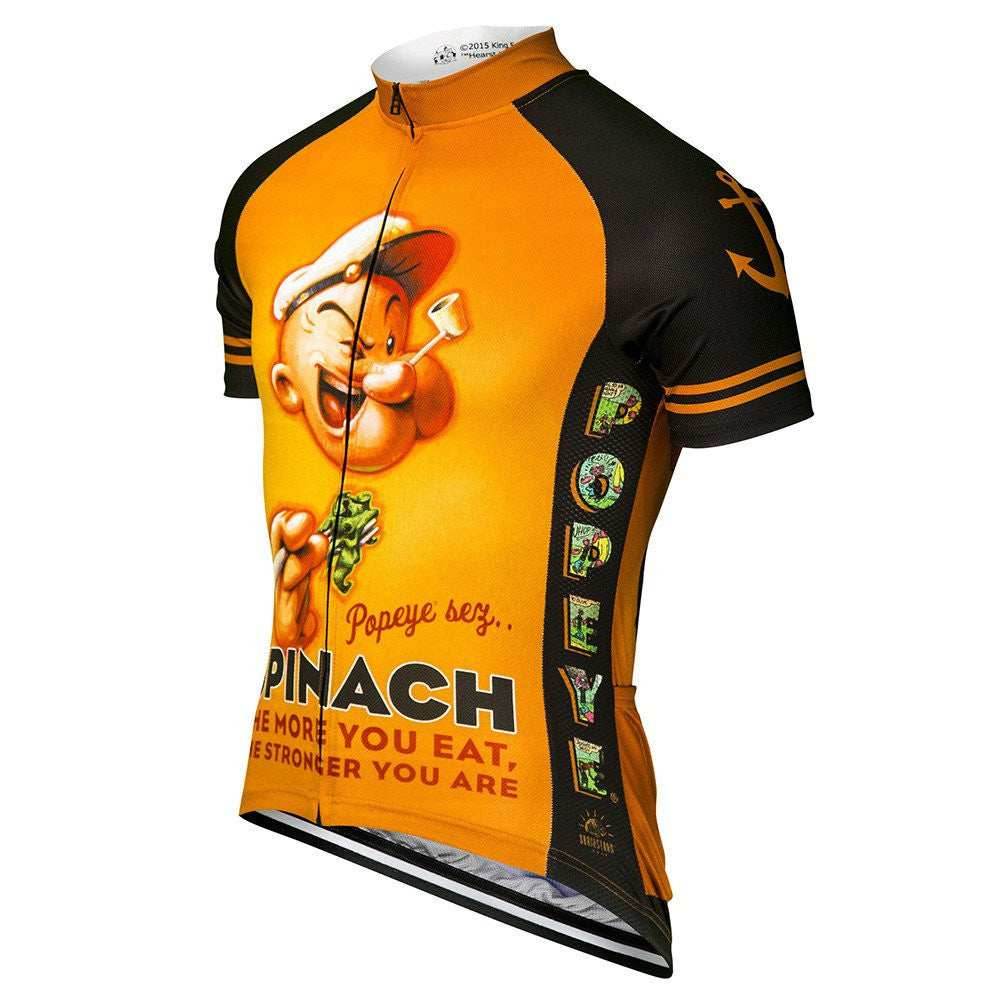 Popeye I Y'am What I Y'am Men's Cycling Jersey (S, M) - Small