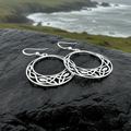Celtic Knot Hoop Earrings
