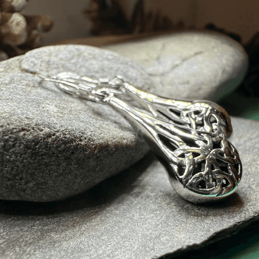 Celtic Raindrop Earrings - 