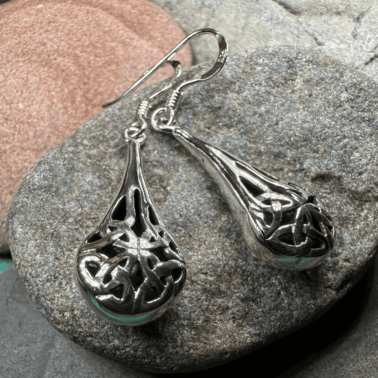 Celtic Raindrop Earrings - 