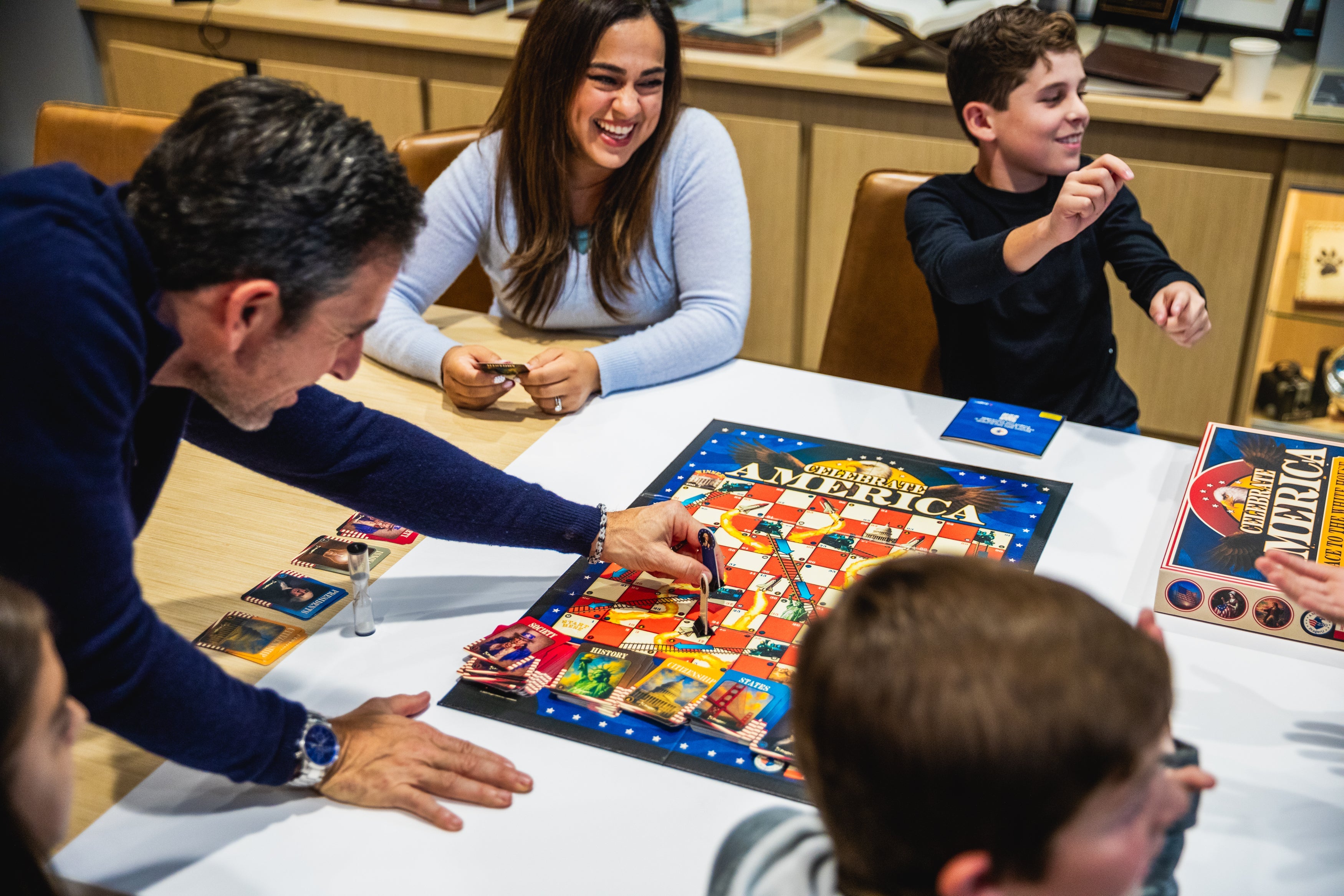 Celebrate America: Race to The White House Board Game | Made in the USA