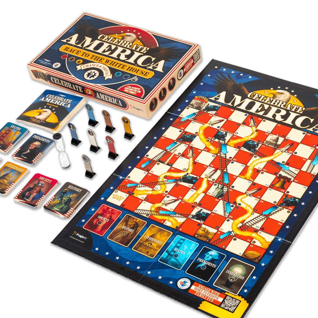 Celebrate America: Race to The White House Board Game | Made in the USA