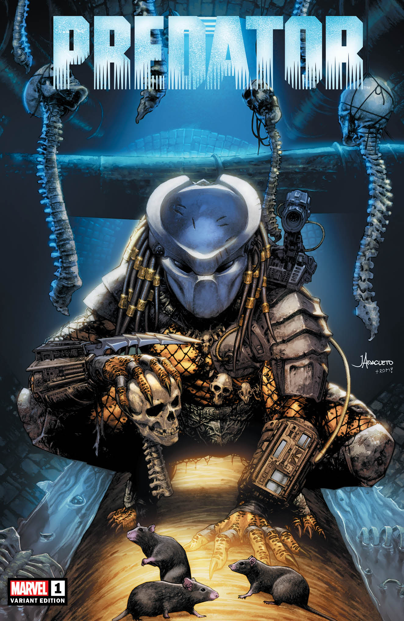 PREDATOR 1 UNKNOWN COMICS JAY ANACLETO EXCLUSIVE VAR (08/10/2022)