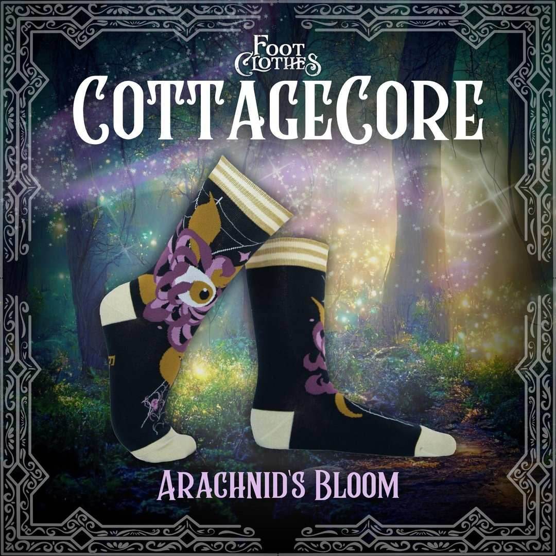 Arachnid's Bloom Crew Socks - 